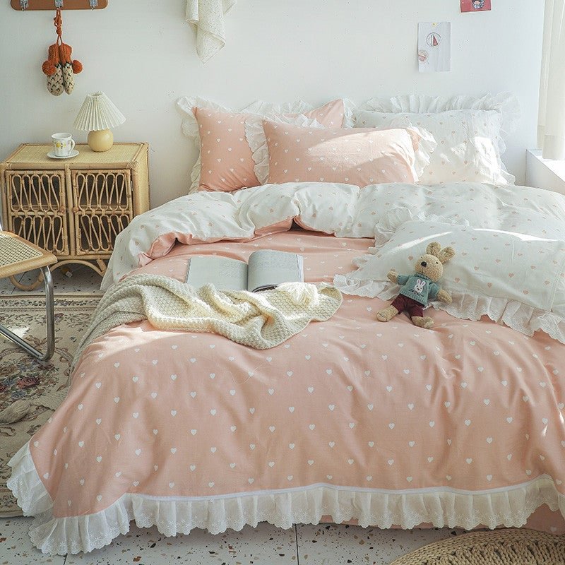 Princess Heart Bed Sheet Set