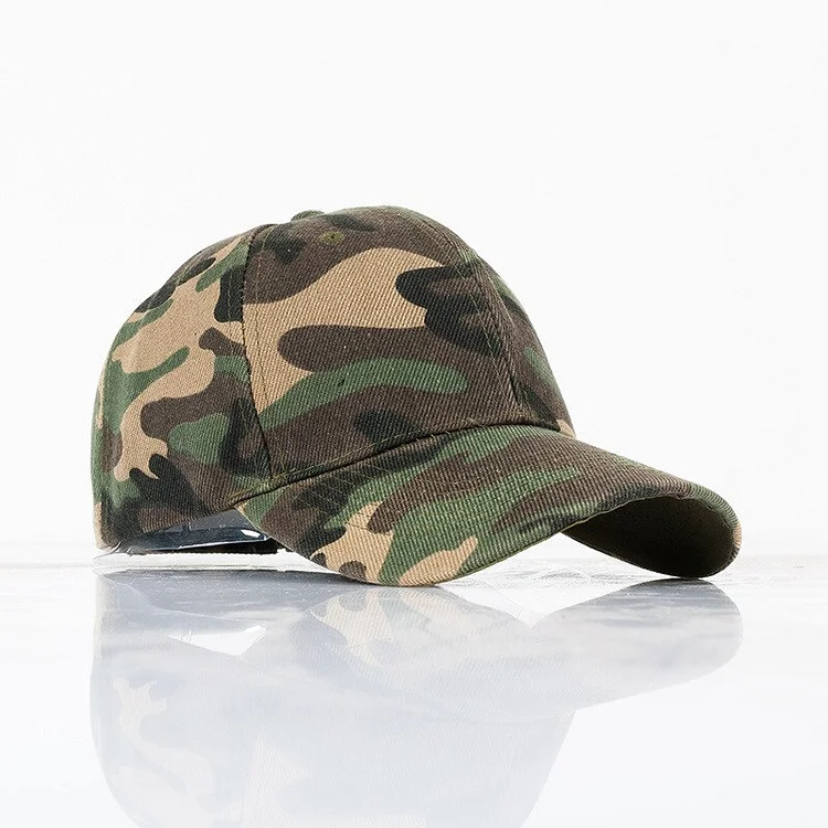 Adjustable Unisex Baseball CapColorblock Camouflage Camo Cap Casquette Hat Baseball Cap Summer Sun Screen Casual Hat