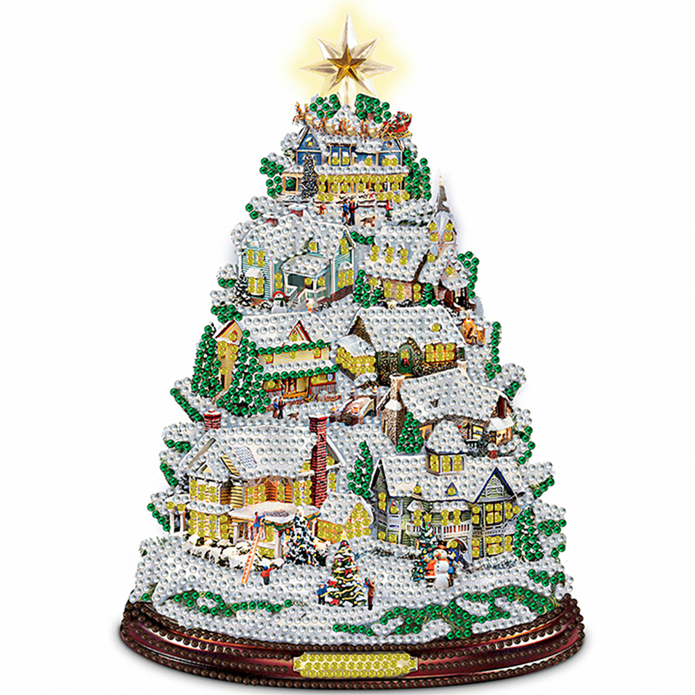 

Christmas Tree - Special Shaped Diamond Painting - 30*30CM, 501 Original