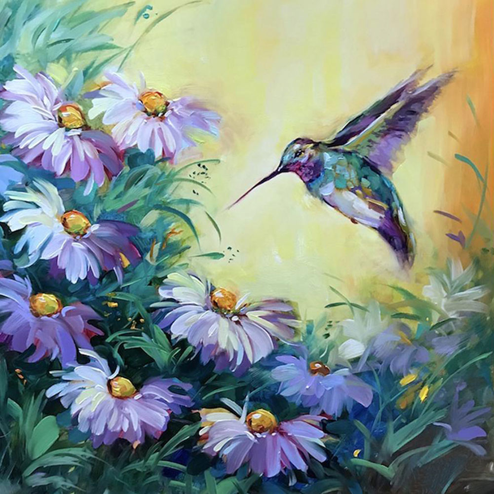 

Hummingbird - Round Drill Diamond Painting - 40*40CM, 501 Original