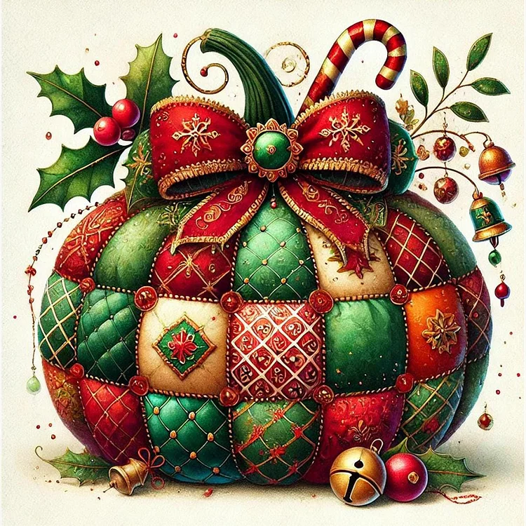 Colorful Pumpkin - Full Round Drill Diamond Painting - 40*40CM(Canvas)