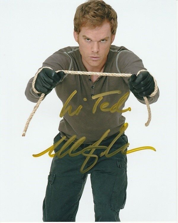 MICHAEL C. HALL Autographed Signed DEXTER Photo Poster paintinggraph - To Ted