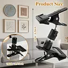 360-Degree Rotatable Embroidery Holder Adjustable Tableside Stitching Frames Clip Non-Slip Portable Metal Embroidery Clip Holder Suitable For Cross-Stitch Accessories