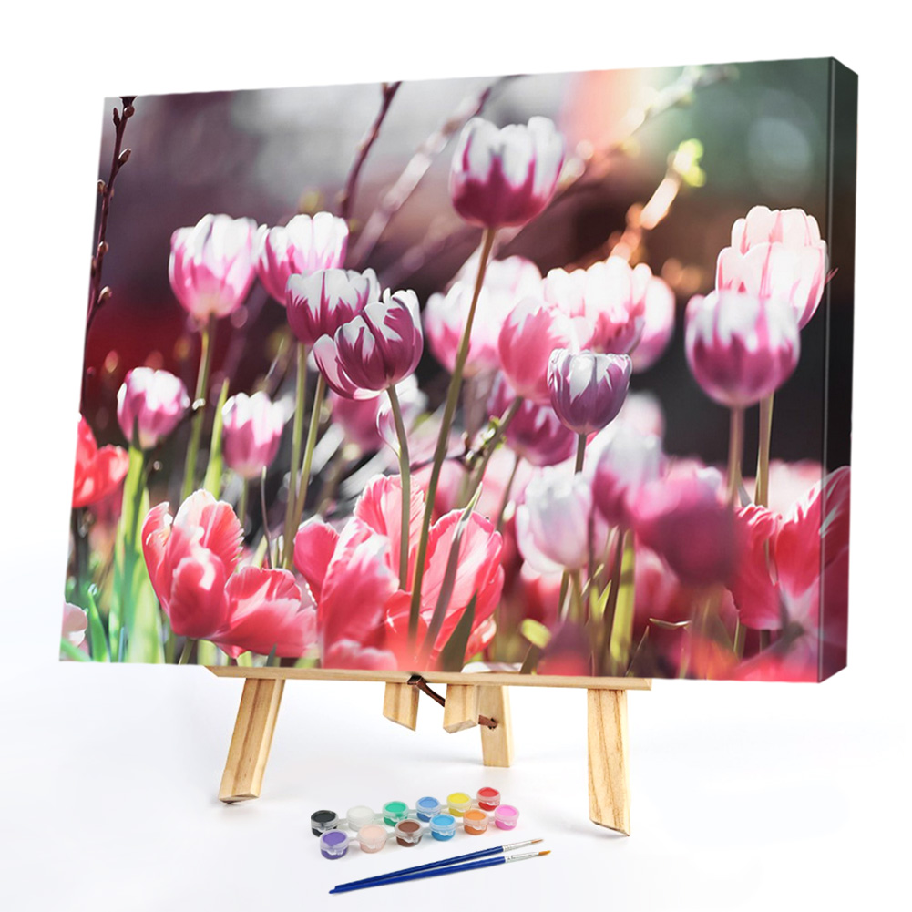 

40*50CM - Paint By Numbers - Flowers, 501 Original