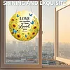 Signe d&rsquo;amour en verset biblique, bricolage 2D plat acrylique 5D &agrave; points de peinture en diamant DIY avec un pendentif en forme de cristal, kits de pendentifs en forme sp&eacute;ciale de diamants en strass, perceuse simple face 25x25cm pour la d&eacute;coration int&eacute;rie