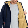 Men's Zip Hoodie Sweatshirt Sherpa Hoodie Jacket Sweat Jacket Apparel Hoodies by Inlyline