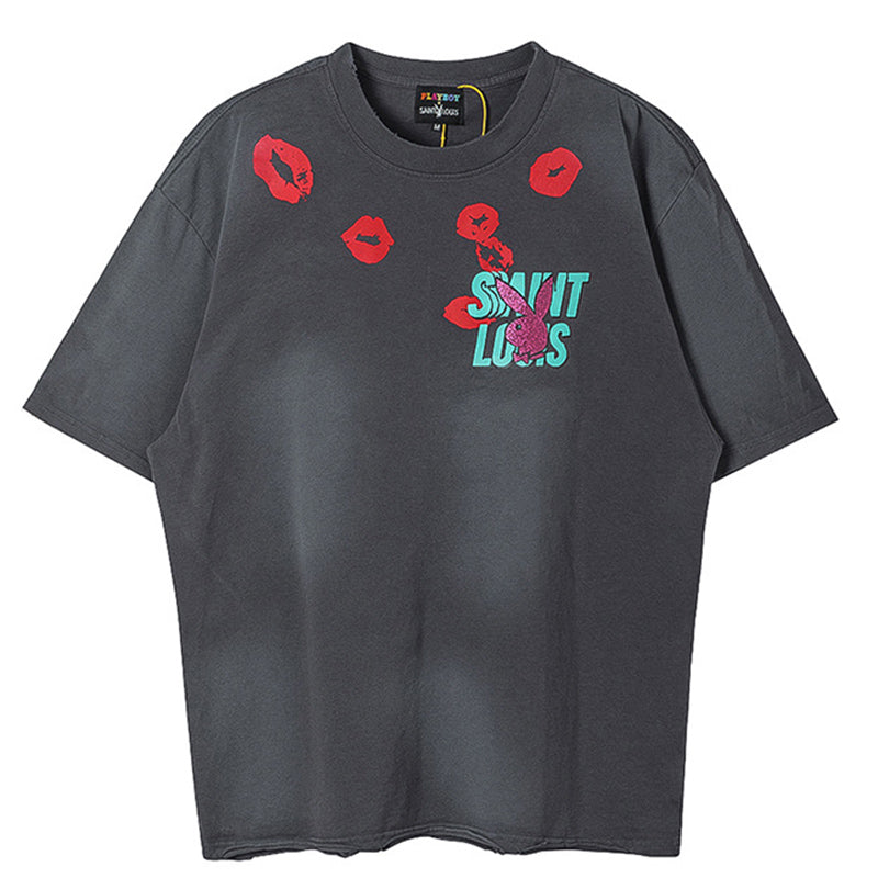 Saint  Letter Printed T-shirt