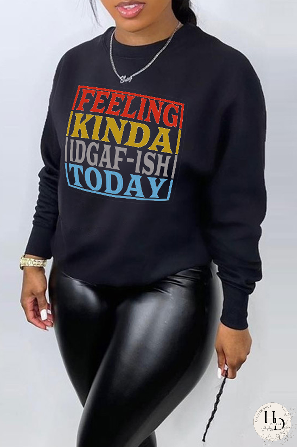 Yellow Street Vintage Print Patchwork Letter O Neck Tops