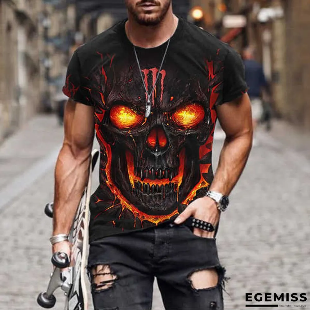 3D Printed T-shirt Short Sleeve New Trend Casual Men's Wear | EGEMISS