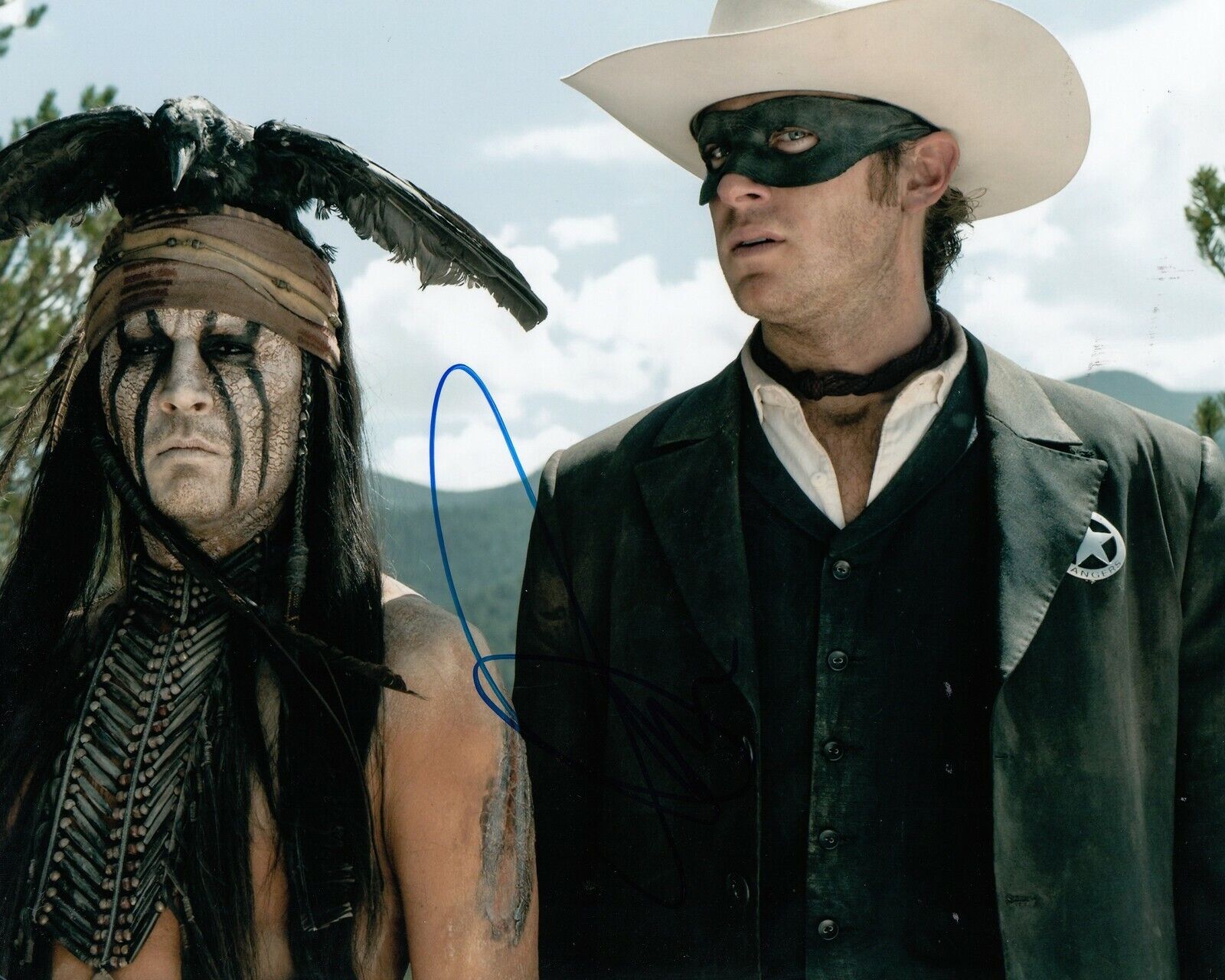 ARMIE HAMMER signed (THE LONE RANGER) Movie 8X10 Photo Poster painting *John* autograph W/COA #2