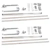 [US Local Warehouse] 2 Set Pocket Door Frame Kits with 220LBS Two-Way Soft-Close Mechanism Hidden Door Kit Sliding Hardware Smoothly and Quietly Easy to Install (24-36x80in)
