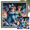 (Multi Style)Disney Characters-Full Embroidery 3 Strands 11CT Stamped Cross Stitch-40*40CM