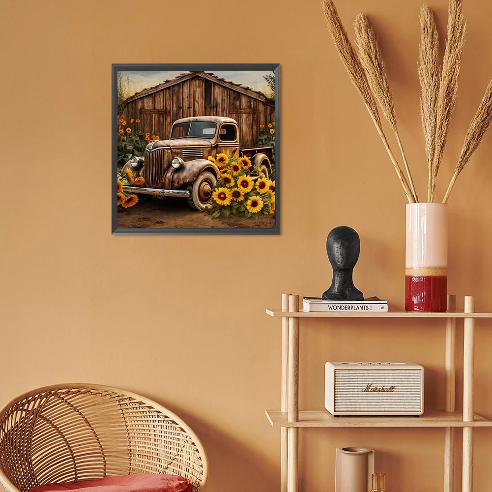 Diamond Painting - Full Round Drill - Car(Canvas|30*30cm)