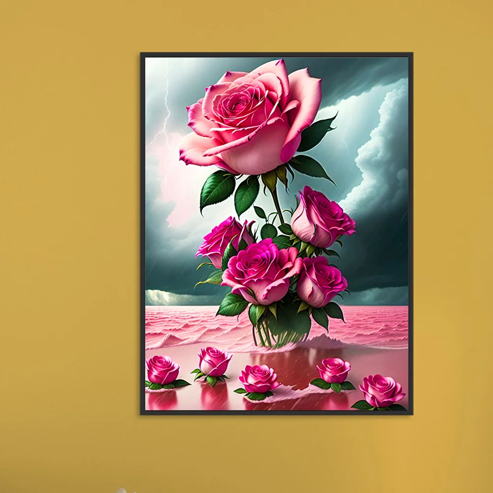 Diamond Painting - Full Round Drill - Rose(30*40cm)