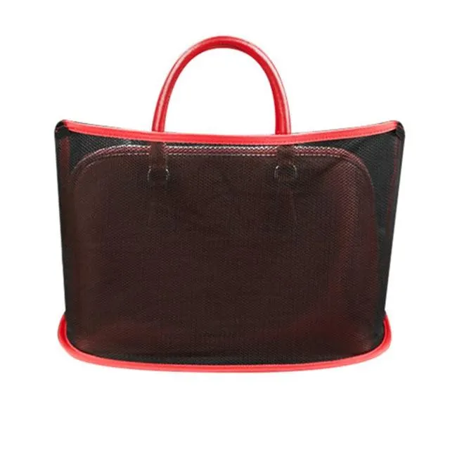Carnet Bag Car Net Pocket Handbag Holder