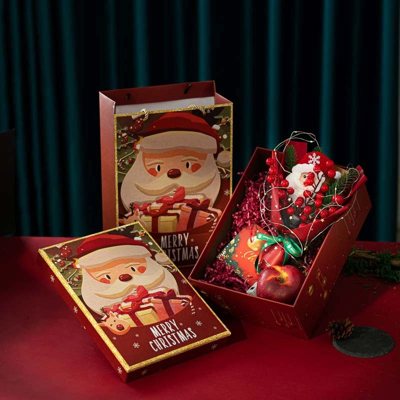 Christmas Cute Santa Claus Plastic Holiday Party Bouquet Decorations Table Decoration