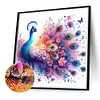 Diamond Painting-DIY Full Round Drill Peacock(40*40CM)
