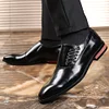 Men's Stylish Business Formal Large Size Leather Shoes
