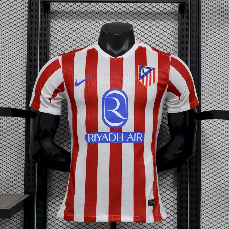 25/26 Player Version Atletico Madrid Soccer Jersey Home