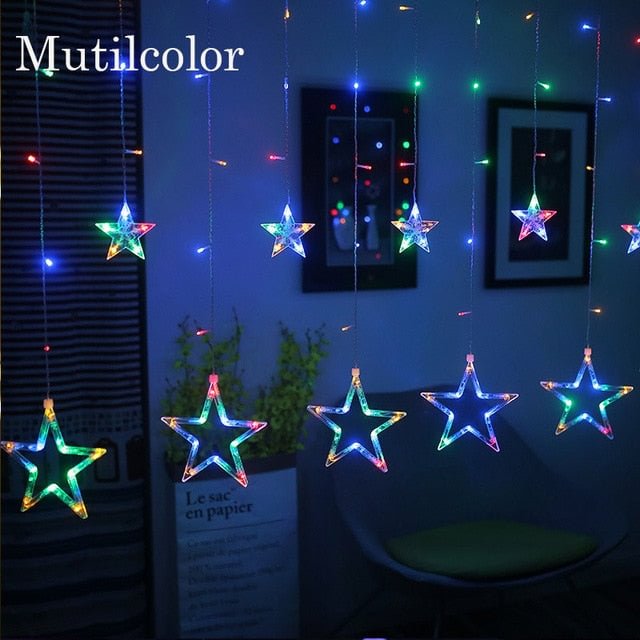 Christmas lights indoor/outdoor fairy lights Moon Star Lamp LED String