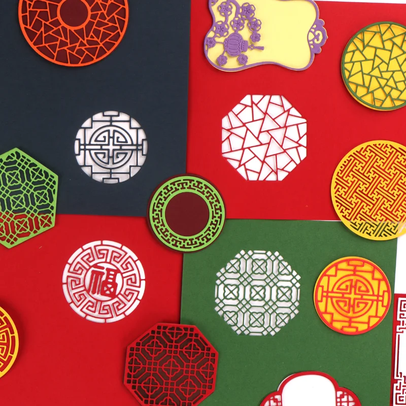 Nigikala METAL CUTTING DIES Chinese New Year 2023 new arrivals stencil DIY Scrapbook Paper Album