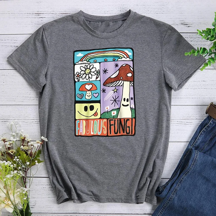 Fabulous Fungi Round Neck T-shirt