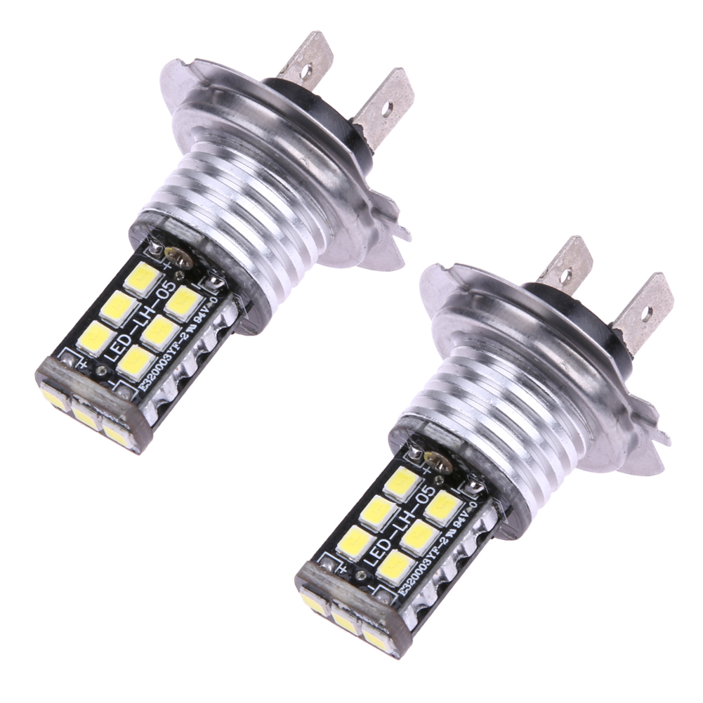 

2x H7 Auto Leds For Cars 15SMD CANBUS Error Free 3535 LED Car White Fog DRL, 501 Original