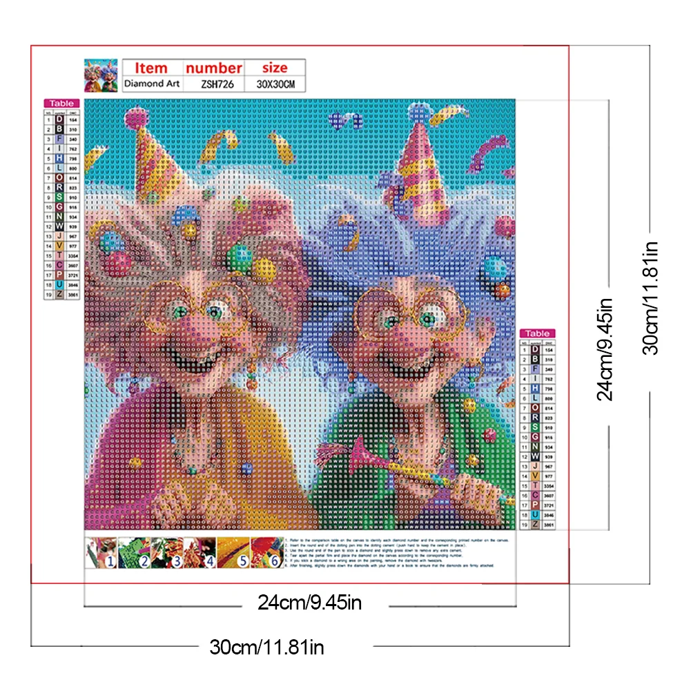 Diamond Painting - Full Round Drill - Grandma(Canvas|30*30cm)