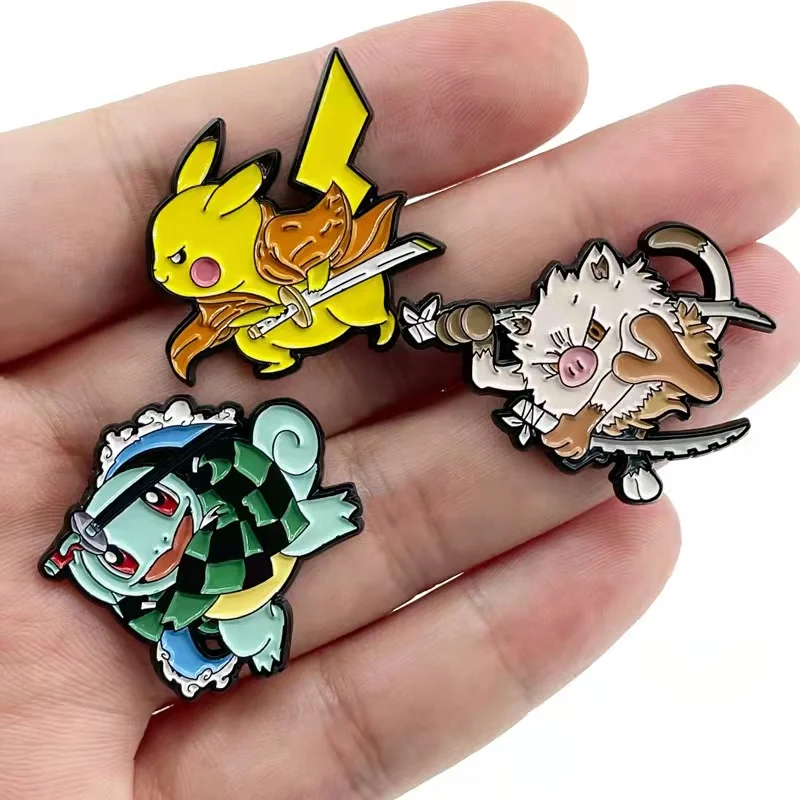 Demon Slayer Enamel Pin Full Set