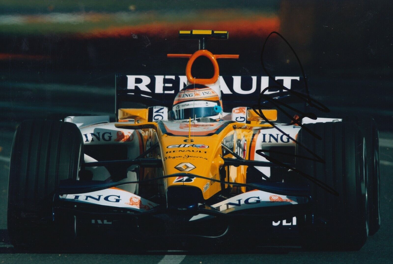 Nelson Piquet Jr Hand Signed 12x8 Photo Poster painting - Formula 1 Autograph F1 Renault.