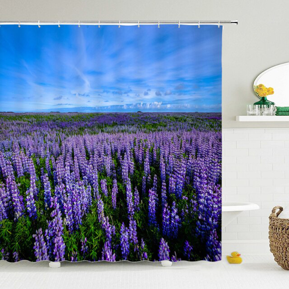 

Lavender - Print Shower Curtain, 180*180cm, 501 Original