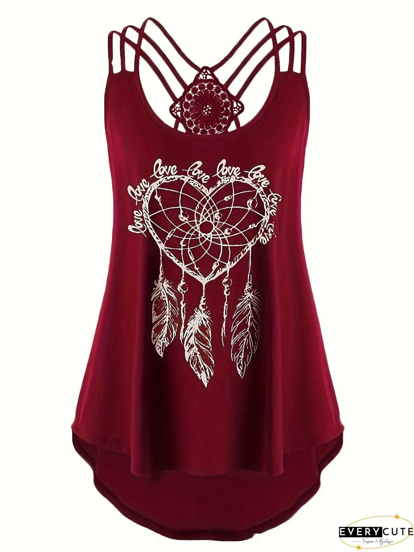 High-Low Hem Plus Size Cami Top