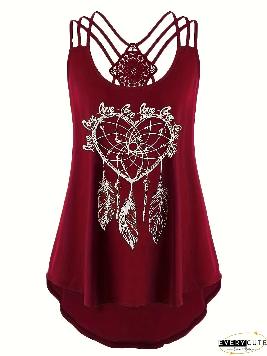 High-Low Hem Plus Size Cami Top