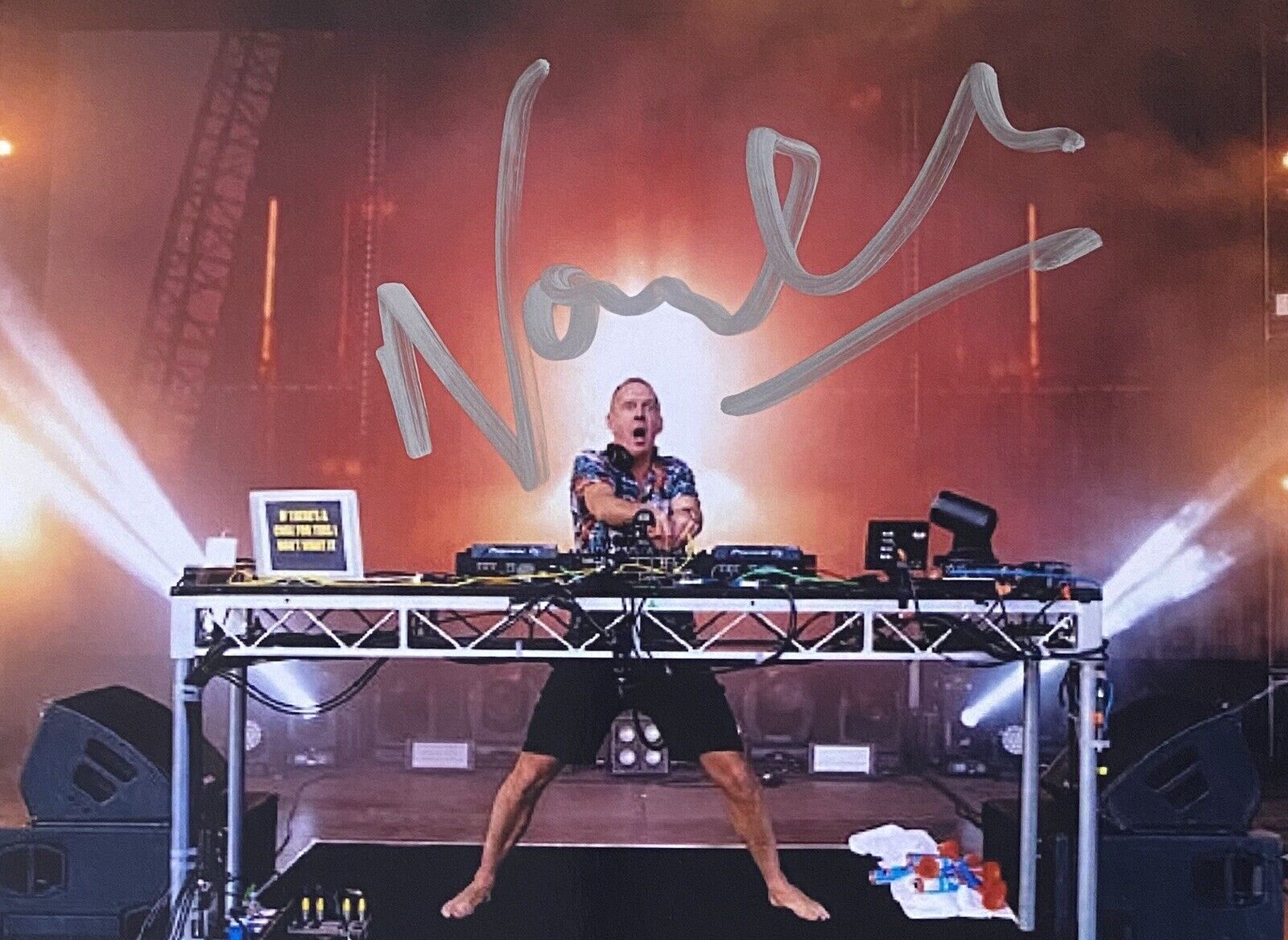 Norman Cook Genuine Hand Signed Fatboy Slim 6X4 Photo Poster painting 3