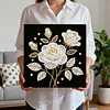 (25x25cm)DIY Pearl Painting Framed Handmade Pearl Material Art Kit Living Room Decor
