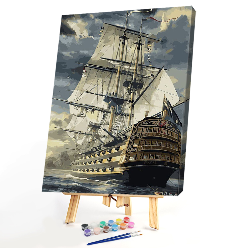 

30*40CM - Paint By Numbers - Sailboat, 501 Original
