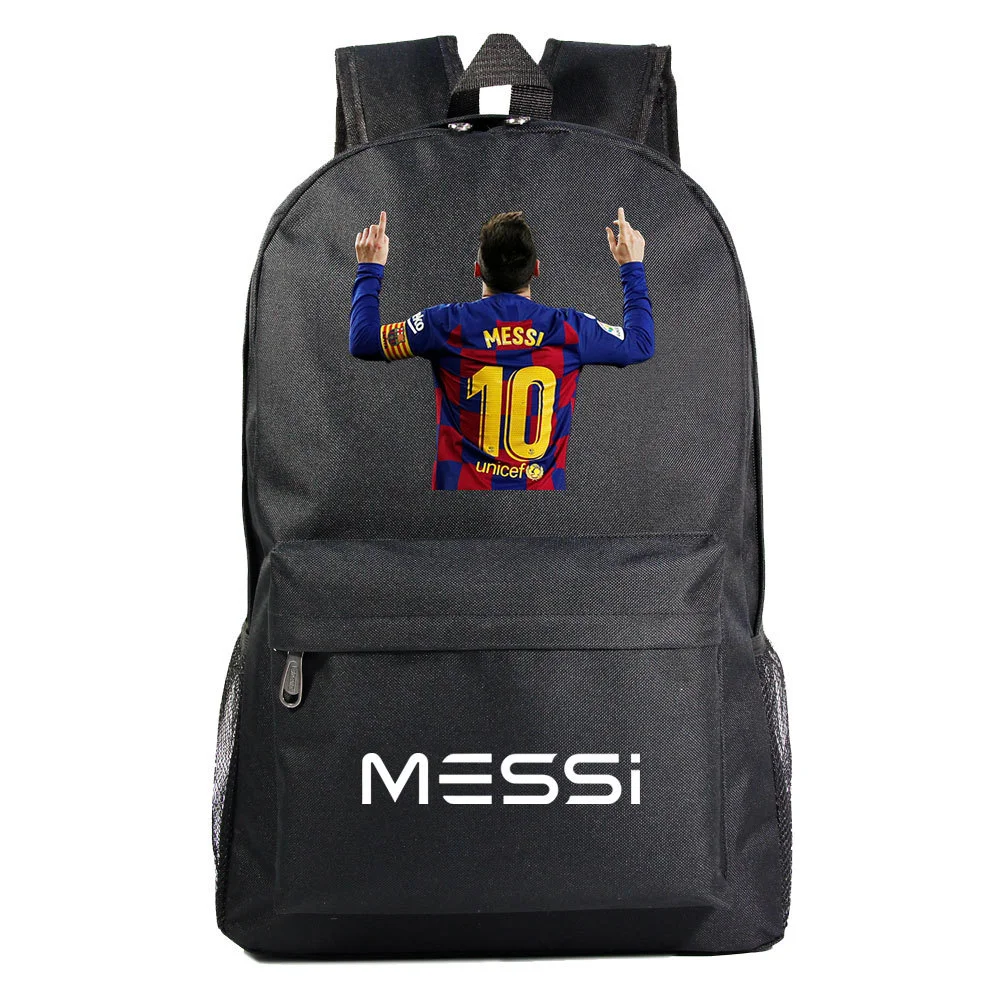 Buzzdaisy Get Your Young Soccer Star Ready with our Lionel Messi Theme School Bag - Durable, Waterproof and Laptop-Ready!