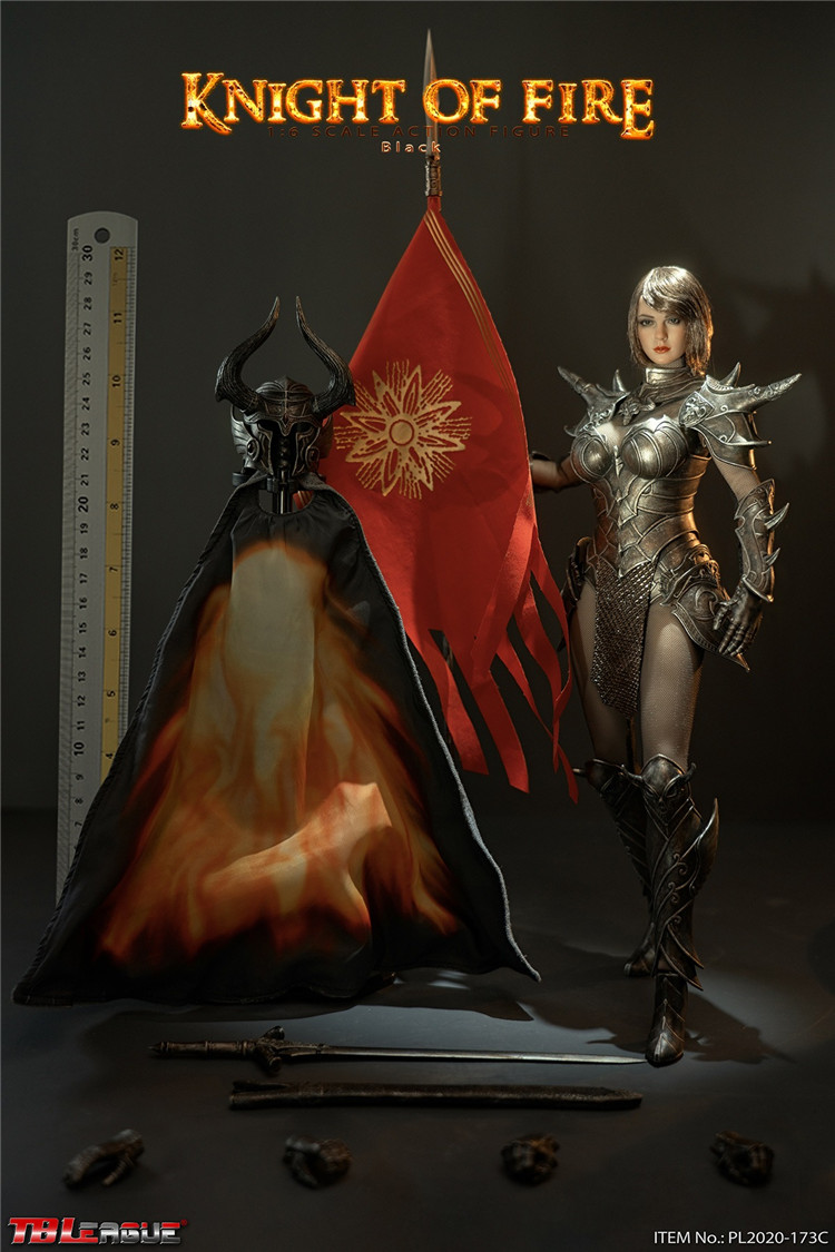 in Stock TBLeague PL2020-173 A/B/C 1/6 Knight Of Fire Female