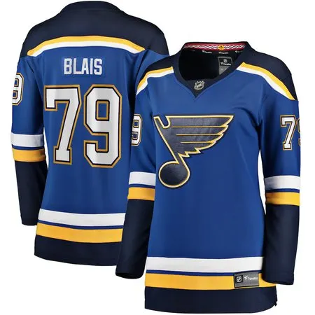 Women's St. Louis Blues #79 Sammy Blais  Blue Home Jersey