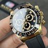 Rolex Cosmograph Daytona Yellow Gold Oysterflex Diamond Black Dial Replica