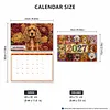 2027 New DIY Diamond Painting Dog Wall Calendar Kit 12-Month Flip Calendar Design Home Decor