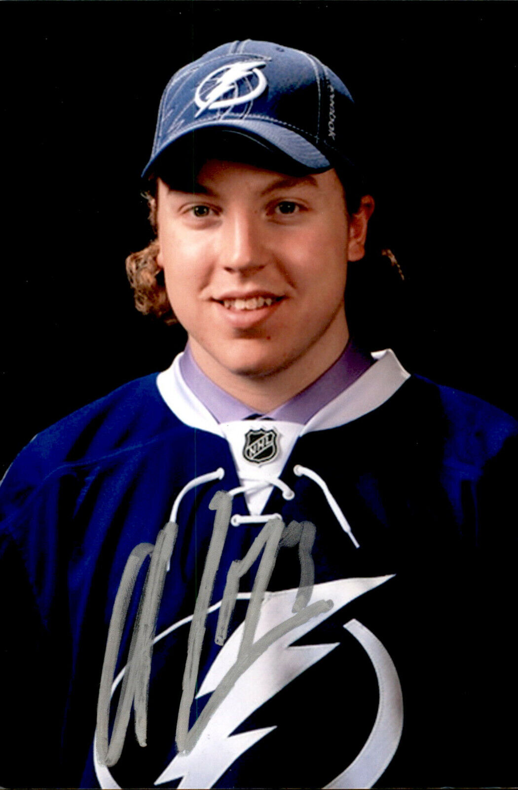 Adam Erne SIGNED autographed 4x6 Photo Poster painting TAMPA BAY LIGHTNING