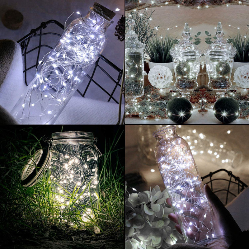Tegooe LED Copper Wire Fairy String Lights - Battery Operated Decorative Lighting