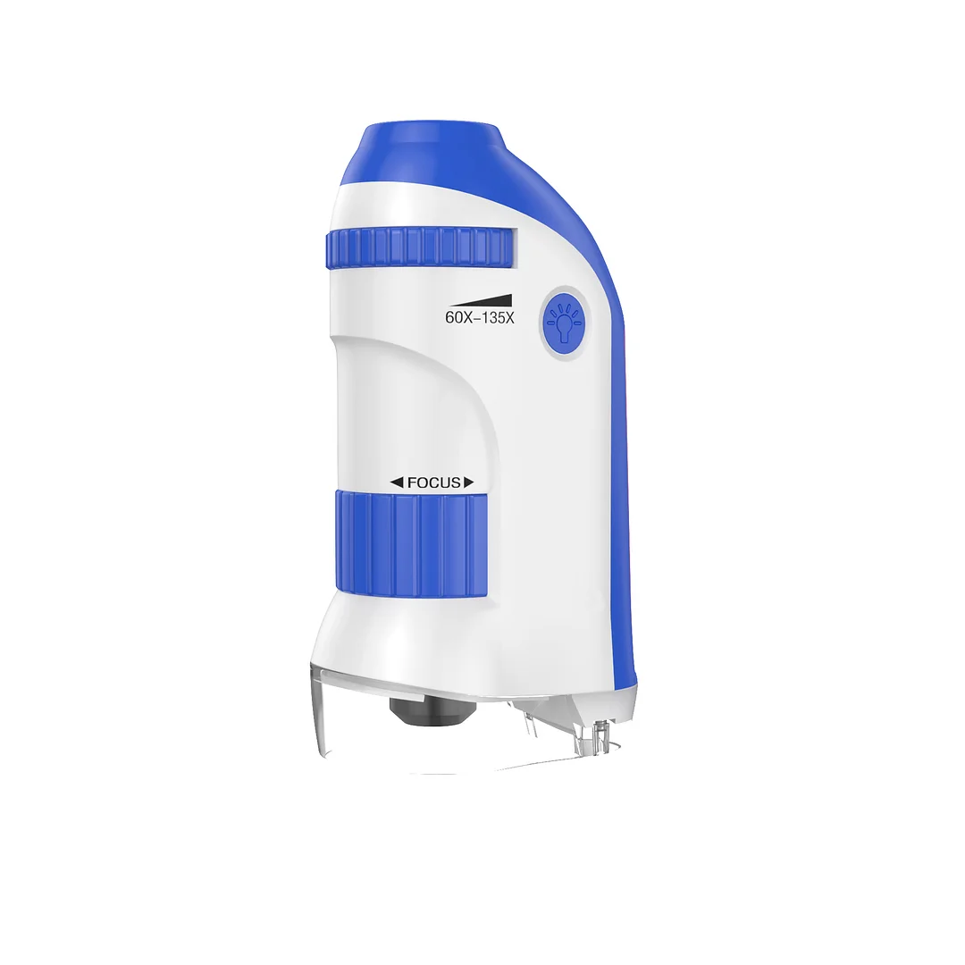BEBANG Kids Microscope, 60X-135X Handheld Portable Mini Microscope for Study