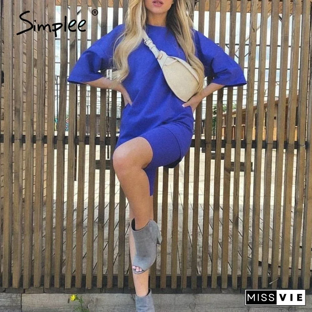 Casual Solid Outfits Women'S Two Piece Suit With Belt Home Loose Sports Tracksuits Fashion Bicycle Summer Hot Suit