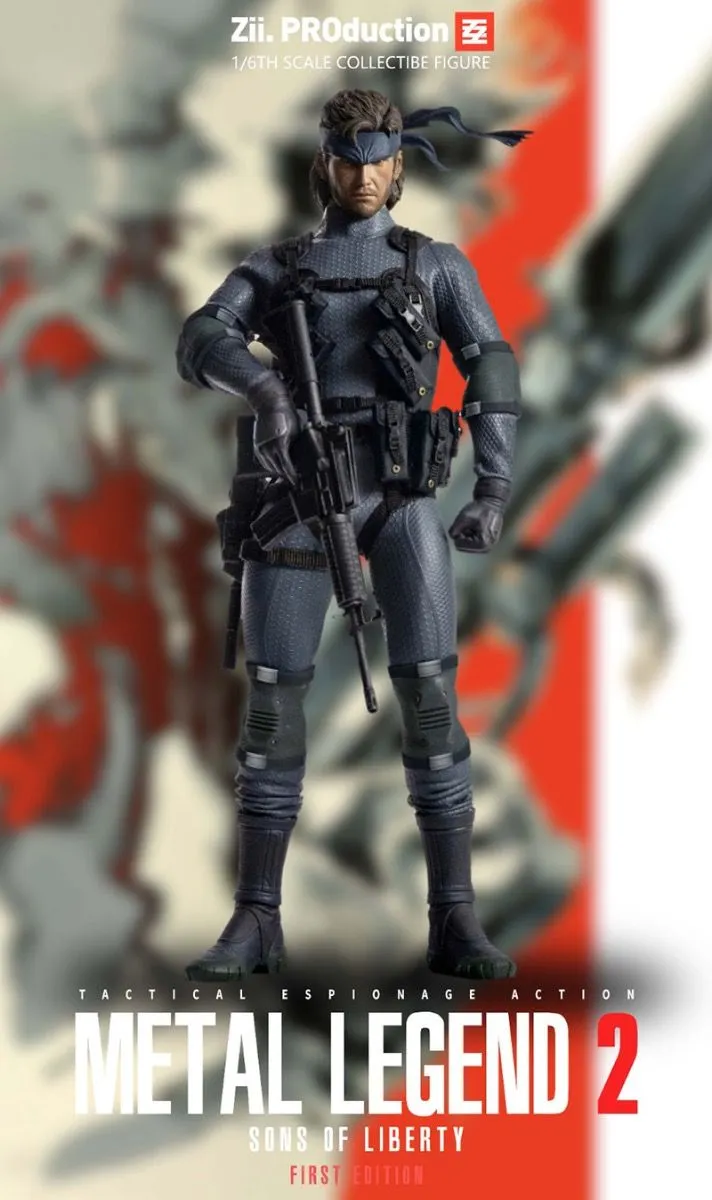 Zii.PROduction l Legend スネーク PRE-ORDER Metal Legend 2 ZP01F Snake action figure 1/6 by Zii