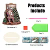 Diamond Painting Wooden Santa Tabletop Ornaments Kit for Table Office Decor
