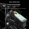 1.5L Bike Front Frame Bag Hard Shell Cycling Pouch for Road Bikes Mountain Bikes