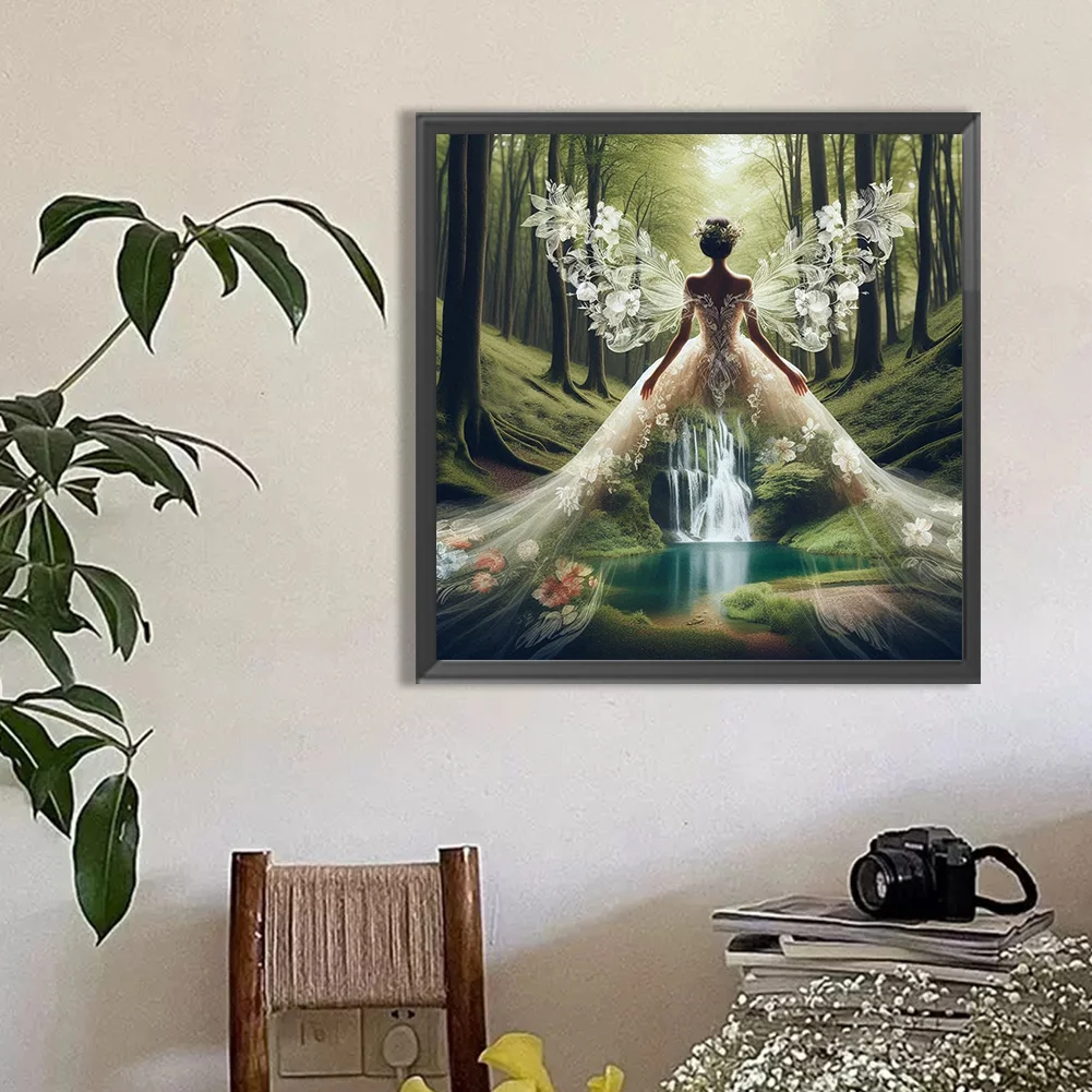 Diamond Painting - Full Round Drill - Princess Silhouettes(Canvas|40*40cm)