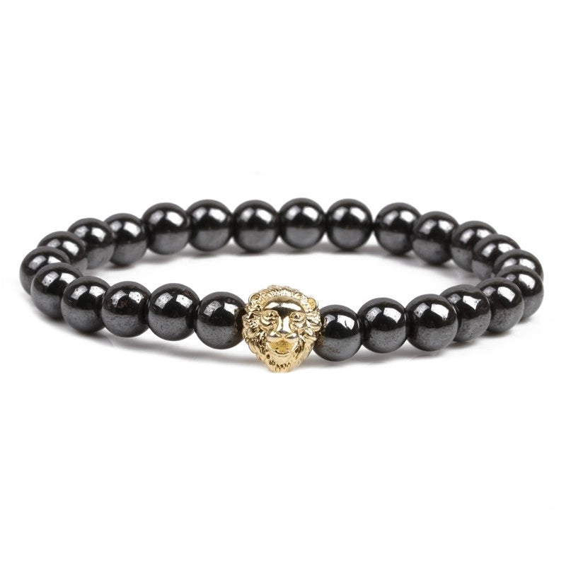 Fashion Multicolor Crown Skull Beaded Inlay Zircon Halloween Unisex Bracelets